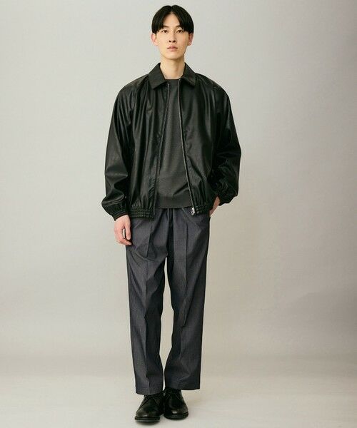 UNFILO / アンフィーロ ブルゾン | アラエルレザーライク ブルゾン | 詳細1
