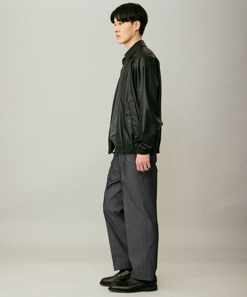 UNFILO / アンフィーロ ブルゾン | アラエルレザーライク ブルゾン | 詳細2