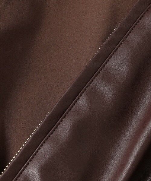 UNFILO / アンフィーロ ブルゾン | アラエルレザーライク ブルゾン | 詳細15