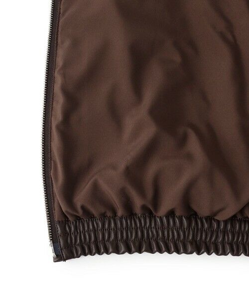 UNFILO / アンフィーロ ブルゾン | アラエルレザーライク ブルゾン | 詳細18