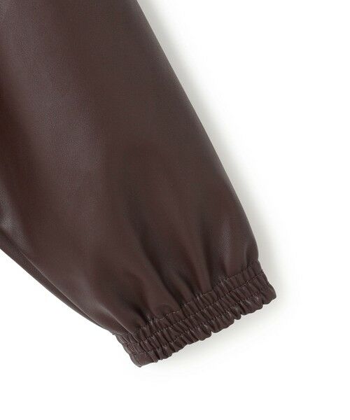 UNFILO / アンフィーロ ブルゾン | アラエルレザーライク ブルゾン | 詳細3