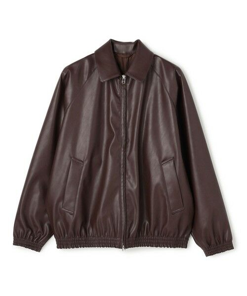 UNFILO / アンフィーロ ブルゾン | アラエルレザーライク ブルゾン | 詳細8