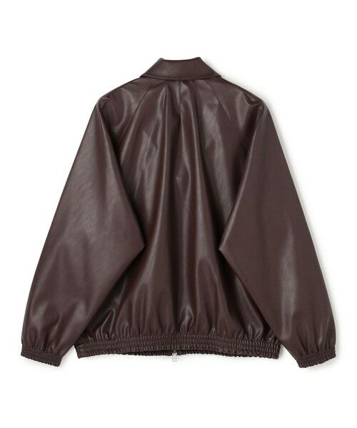 UNFILO / アンフィーロ ブルゾン | アラエルレザーライク ブルゾン | 詳細9