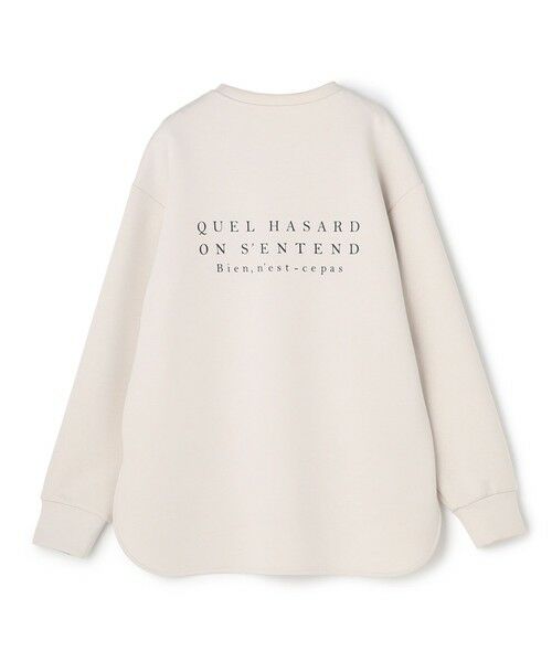 UNFILO / アンフィーロ スウェット | BEAUTY FORM JERSEY 刺繍ロゴ プルオーバー | 詳細3