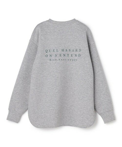 UNFILO / アンフィーロ スウェット | BEAUTY FORM JERSEY 刺繍ロゴ プルオーバー | 詳細9