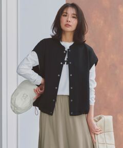 UNFILO / アンフィーロ ベスト | BEAUTY FORM JERSEY スリーブレス ブルゾン