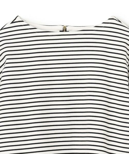 UNFILO / アンフィーロ カットソー | ハイツイストスムース バックZIP ボーダートップス | 詳細5