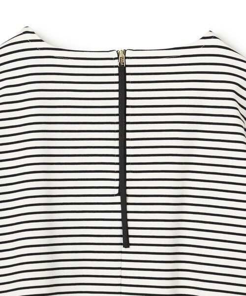 UNFILO / アンフィーロ カットソー | ハイツイストスムース バックZIP ボーダートップス | 詳細9