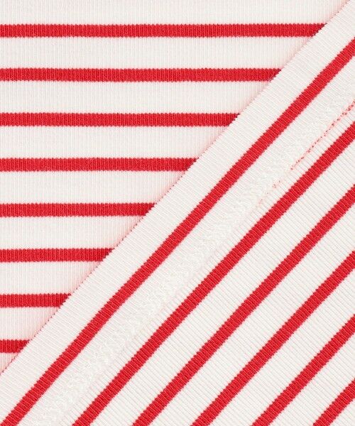 UNFILO / アンフィーロ カットソー | ドライタッチリブ バックZIP ボーダートップス | 詳細16