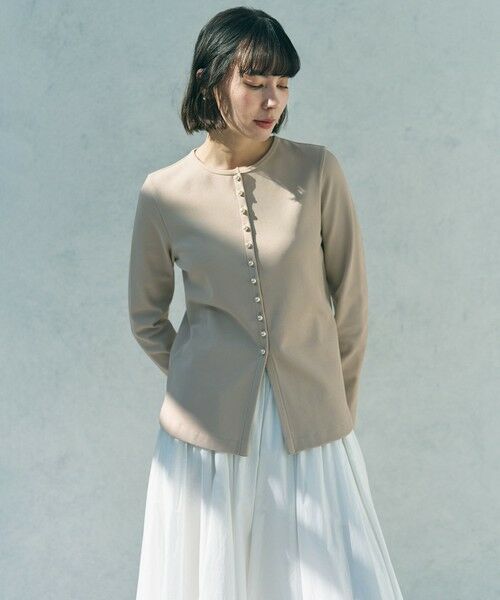 UNFILO / アンフィーロ カーディガン・ボレロ | ドライタッチリブ カーディガン | 詳細17