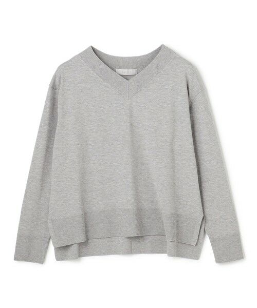 UNFILO / アンフィーロ ニット・セーター | マイビューティニット Vネック(グレー)