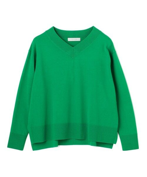 UNFILO / アンフィーロ ニット・セーター | マイビューティニット Vネック(グリーン)