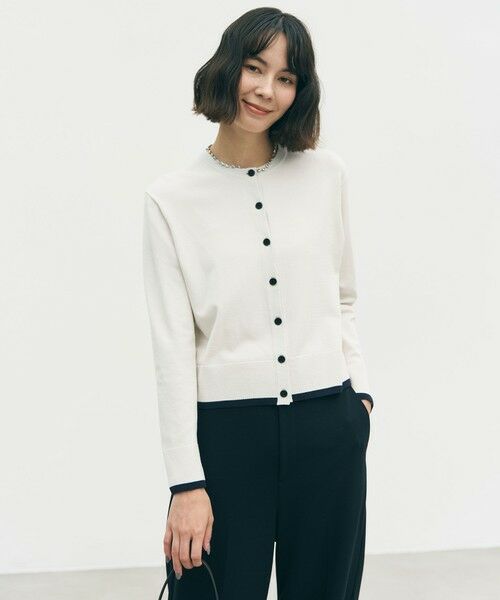 UNFILO / アンフィーロ カーディガン・ボレロ | マイビューティニット バイカラー カーディガン | 詳細4