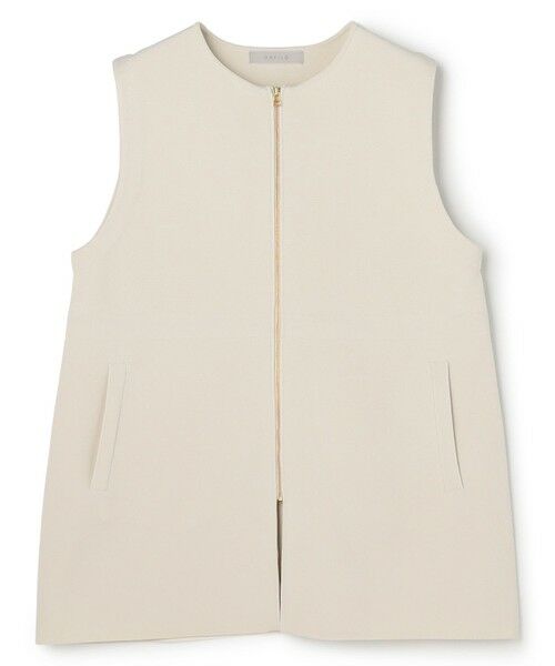 UNFILO / アンフィーロ ベスト | 【セレモニー】BEAUTY FORM KNIT ZIPジレ | 詳細4