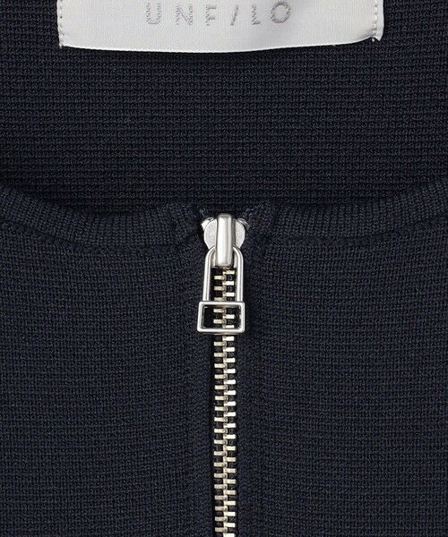 UNFILO / アンフィーロ ベスト | 【セレモニー】BEAUTY FORM KNIT ZIPジレ | 詳細16