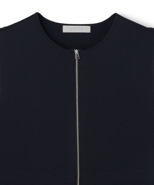 UNFILO / アンフィーロ ベスト | 【セレモニー】BEAUTY FORM KNIT ZIPジレ | 詳細5