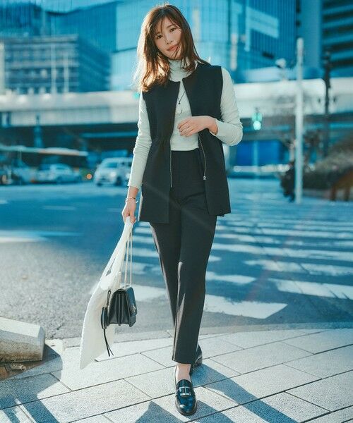 UNFILO / アンフィーロ ベスト | 【セレモニー】BEAUTY FORM KNIT ZIPジレ | 詳細15