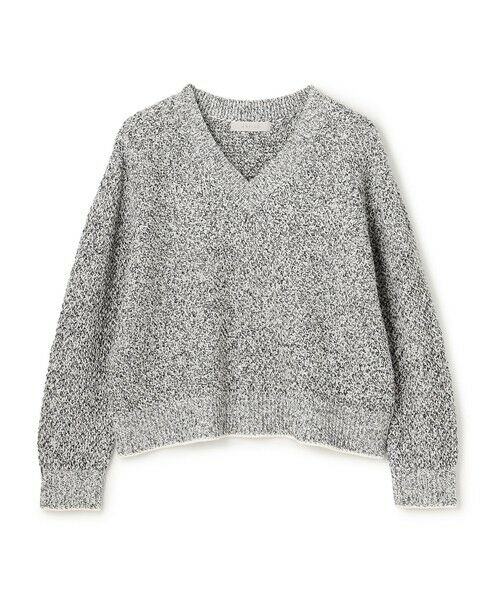 UNFILO / アンフィーロ ニット・セーター | メランジリンクス ニット（チャコールMIX）