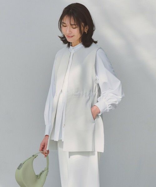 UNFILO / アンフィーロ ベスト | 【セレモニー】BEAUTY FORM KNIT ZIPジレ | 詳細1