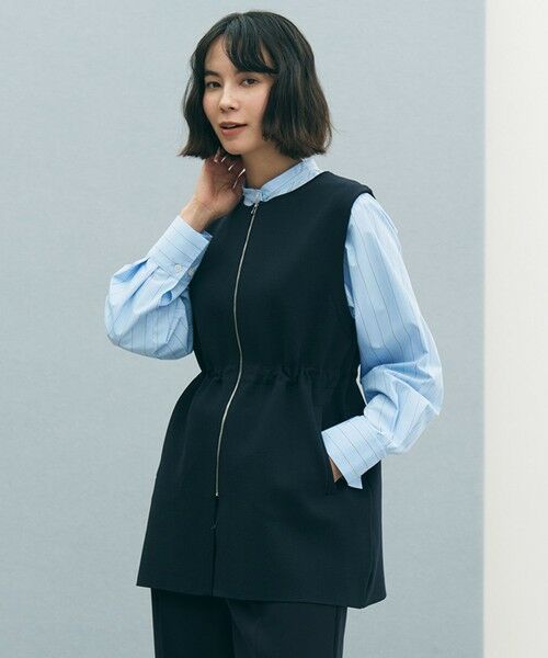 UNFILO / アンフィーロ ベスト | 【セレモニー】BEAUTY FORM KNIT ZIPジレ | 詳細5