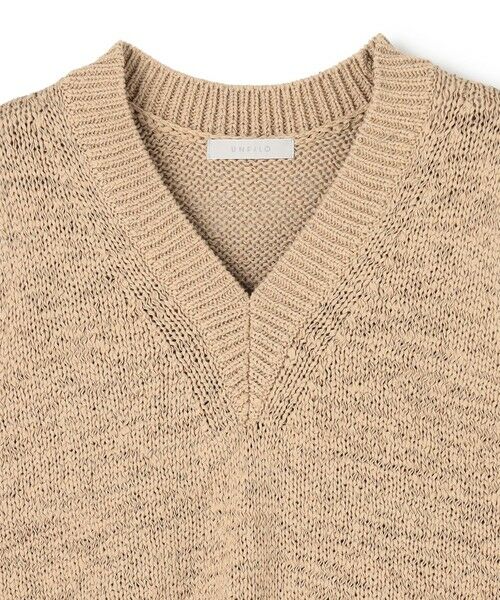 UNFILO / アンフィーロ ベスト | テープヤーンニット ベスト | 詳細5