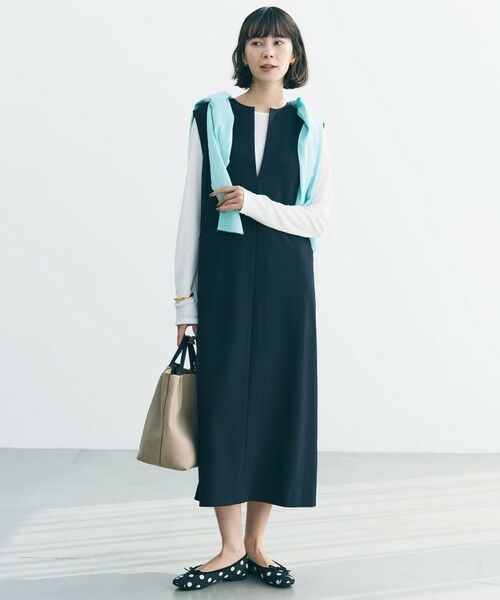 UNFILO / アンフィーロ ロング・マキシ丈スカート | BEAUTY MOVE キーネック ジャンスカ | 詳細2