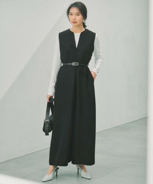 UNFILO / アンフィーロ サロペット・オールインワン | ドライダブルクロス オールインワン（ブラック）