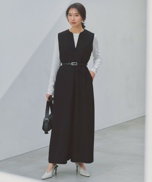 UNFILO / アンフィーロ サロペット・オールインワン | ドライダブルクロス オールインワン（ブラック）