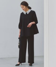 UNFILO / アンフィーロ その他パンツ | 【15サイズ展開/ウエストゴム】BEAUTY MOVE ワイドストレートパンツ