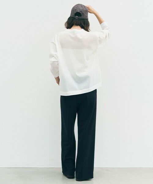 UNFILO / アンフィーロ その他パンツ | 【ウエストゴム/美シルエット/15サイズ展開】BEAUTY MOVE ワイドストレートパンツ | 詳細21