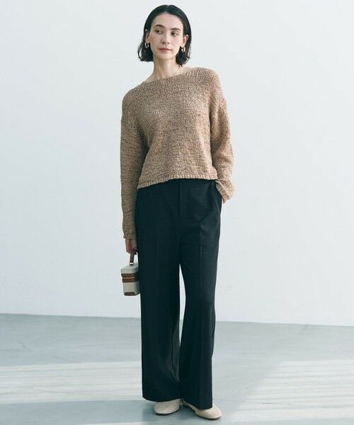 UNFILO / アンフィーロ その他パンツ | 【ウエストゴム/美シルエット/15サイズ展開】BEAUTY MOVE ワイドストレートパンツ | 詳細25