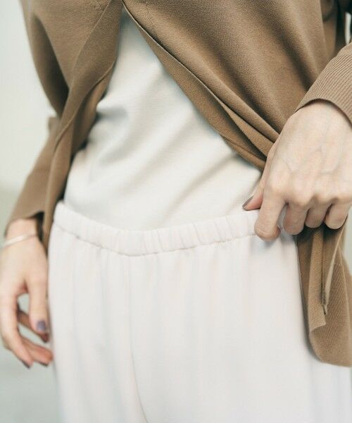 UNFILO / アンフィーロ その他パンツ | 【ウエストゴム/セレモニー】ドライダブルクロス イージー ワイドパンツ | 詳細3