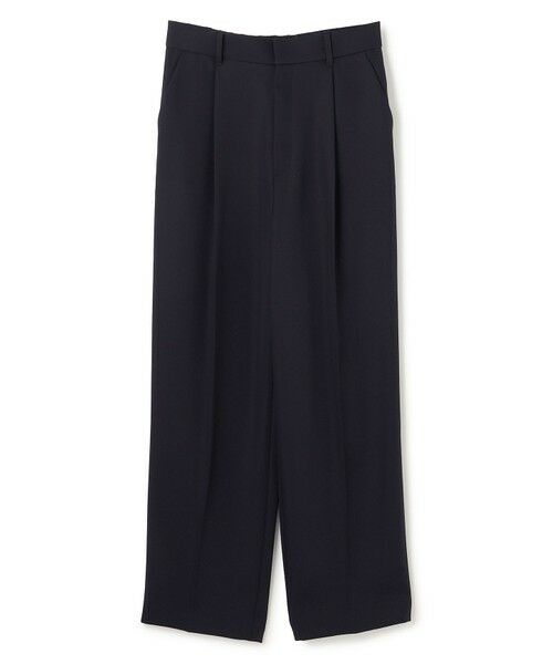 UNFILO / アンフィーロ その他パンツ | 【ウエストゴム】ドライダブルクロス タックテーパードパンツ | 詳細1