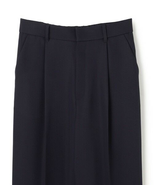 UNFILO / アンフィーロ その他パンツ | 【ウエストゴム】ドライダブルクロス タックテーパードパンツ | 詳細2