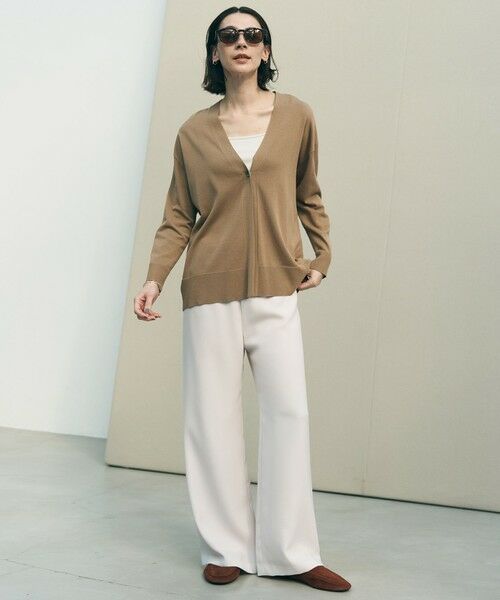 UNFILO / アンフィーロ その他パンツ | 【ウエストゴム/セレモニー】ドライダブルクロス イージー ワイドパンツ | 詳細2