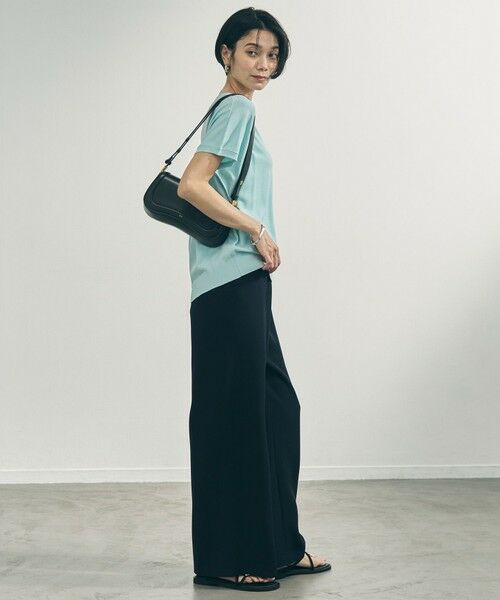 UNFILO / アンフィーロ その他パンツ | 【ウエストゴム/セレモニー】ドライダブルクロス イージー ワイドパンツ | 詳細19