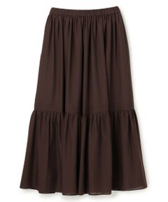 UNFILO / アンフィーロ ミニ・ひざ丈スカート | エアリー ギャザースカート