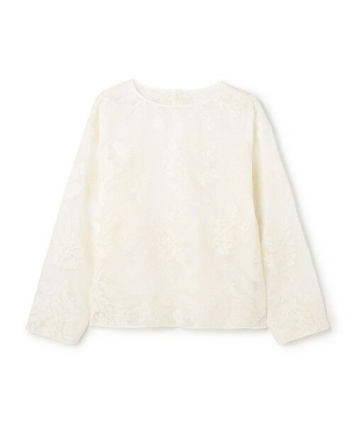 UNFILO / アンフィーロ シャツ・ブラウス | 【前後着用可能の2WAY仕様】ボタニカル エンブロイダリー ブラウス | 詳細12