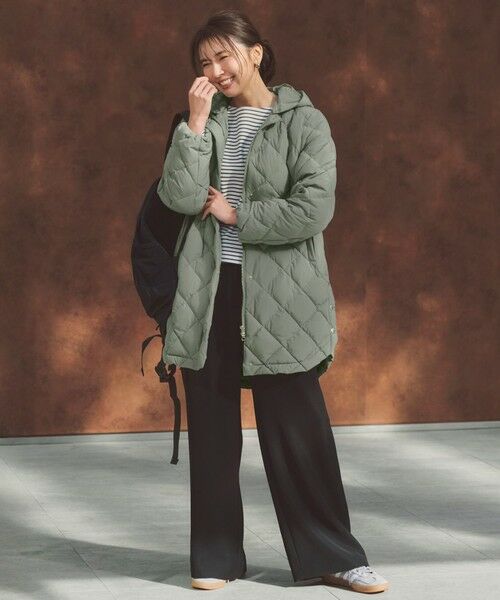 UNFILO / アンフィーロ カットソー | ハイツイストスムース バックZIP ボーダートップス | 詳細3