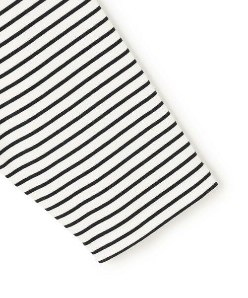 UNFILO / アンフィーロ カットソー | ハイツイストスムース バックZIP ボーダートップス | 詳細6