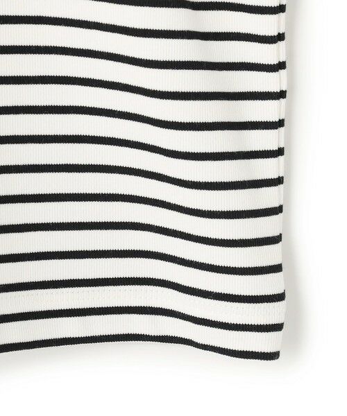 UNFILO / アンフィーロ カットソー | ハイツイストスムース バックZIP ボーダートップス | 詳細7