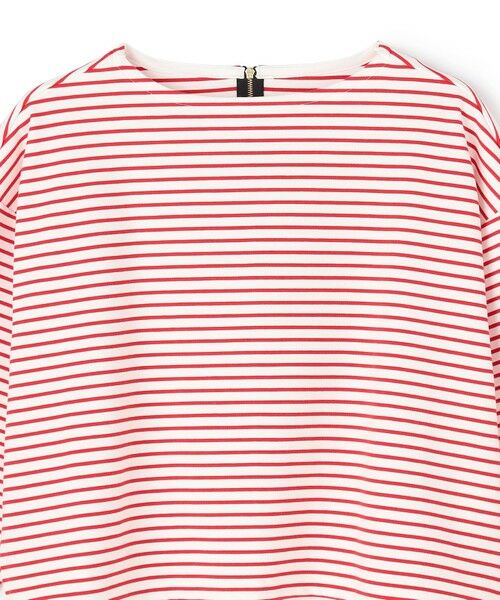 UNFILO / アンフィーロ カットソー | ドライタッチリブ バックZIP ボーダートップス | 詳細12