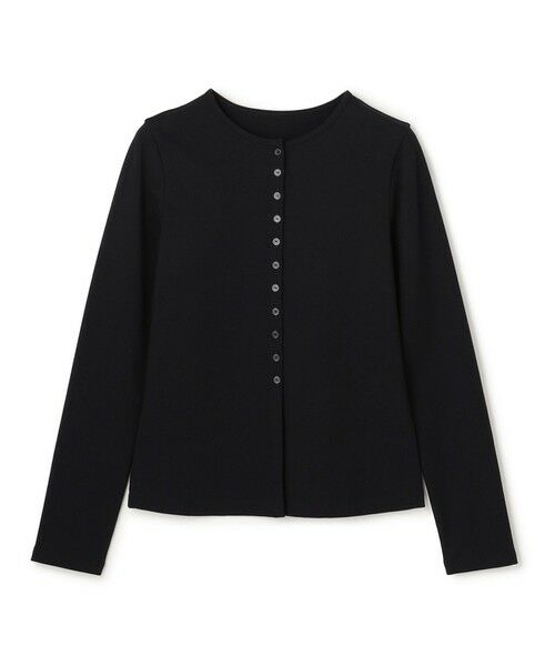 UNFILO / アンフィーロ カーディガン・ボレロ | ハイツイストスムース カーディガン（ブラック）