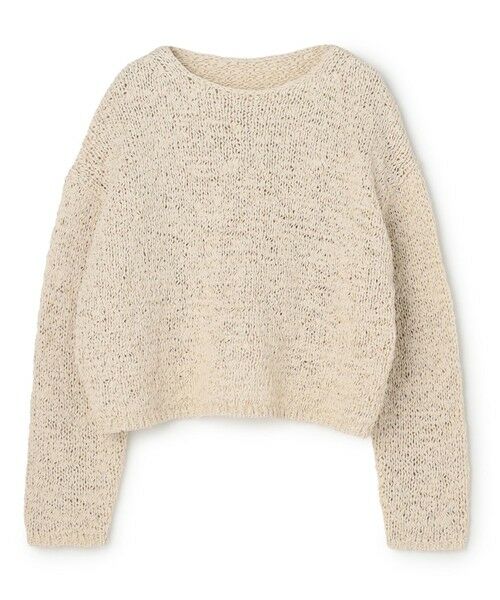 UNFILO / アンフィーロ ニット・セーター | テープヤーンニット プルオーバー（グレージュ）