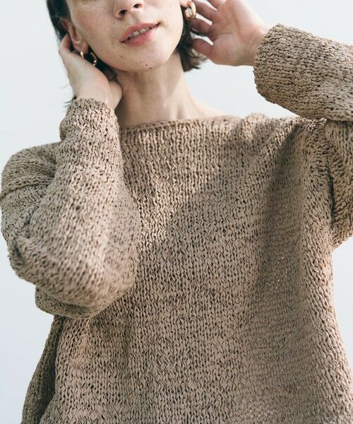 UNFILO / アンフィーロ ニット・セーター | テープヤーンニット プルオーバー | 詳細11
