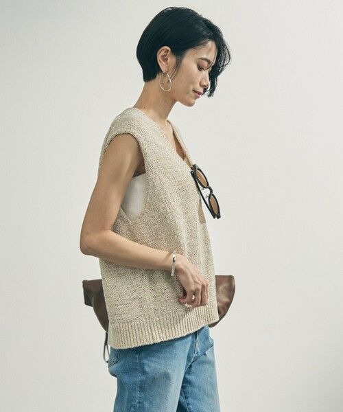 UNFILO / アンフィーロ ベスト | テープヤーンニット ベスト | 詳細1