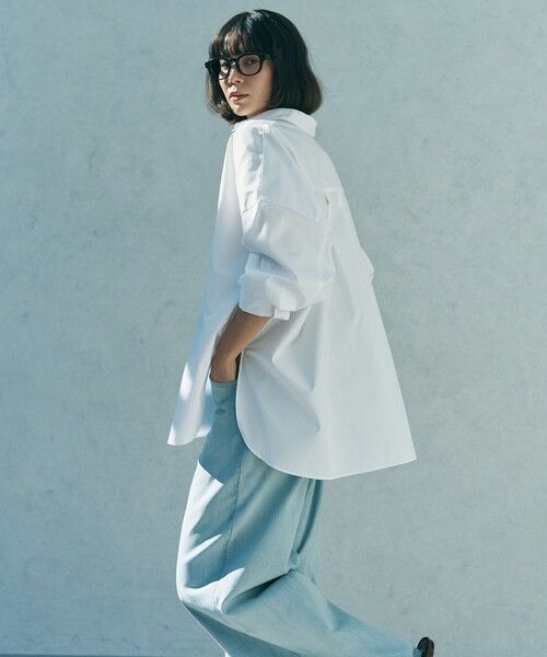 UNFILO / アンフィーロ シャツ・ブラウス | 【WEB限定カラー】コットン オーバーシャツ | 詳細4