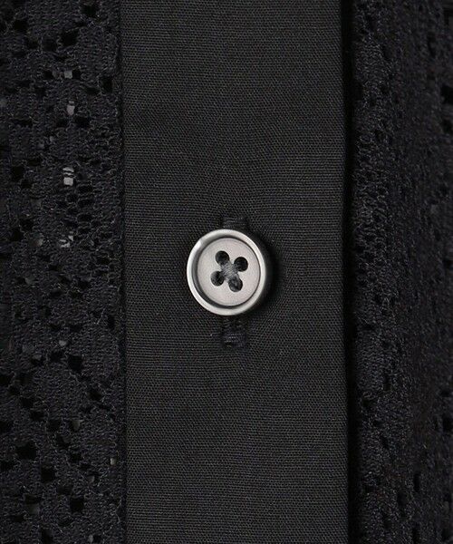 UNFILO / アンフィーロ シャツ・ブラウス | ブロックレース バンドカラーシャツ | 詳細14