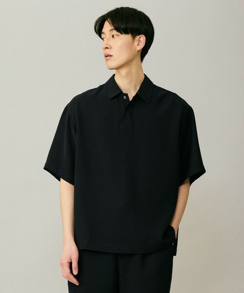 UNFILO / アンフィーロ ポロシャツ | ダブルクロス ポロシャツ（ネイビー）