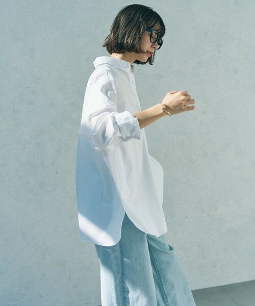 UNFILO / アンフィーロ シャツ・ブラウス | 【WEB限定カラー】コットン オーバーシャツ | 詳細3